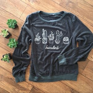 📍SOLD📍RARE Wildfox “Succulent” Sweater Size S